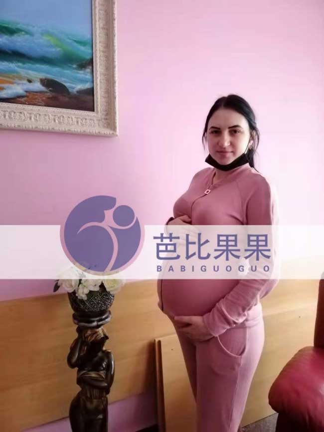 乌克兰代妈试管怀孕33周孕检