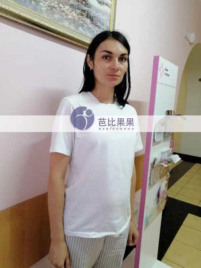 乌克兰试管妈妈孕18周B超