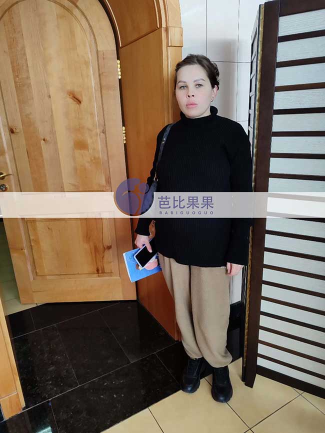 乌克兰试管妈妈孕32周B超